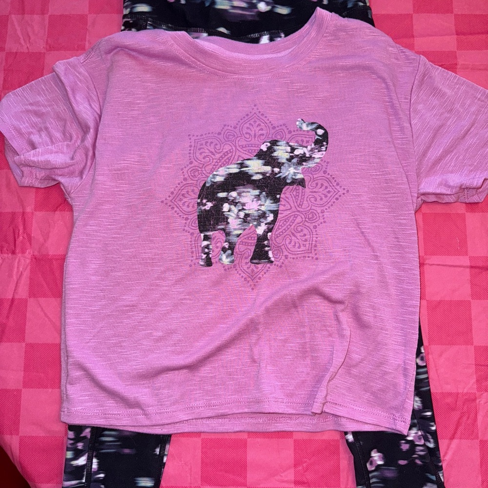 GAIAM Purple Elephant Kids athletic Set